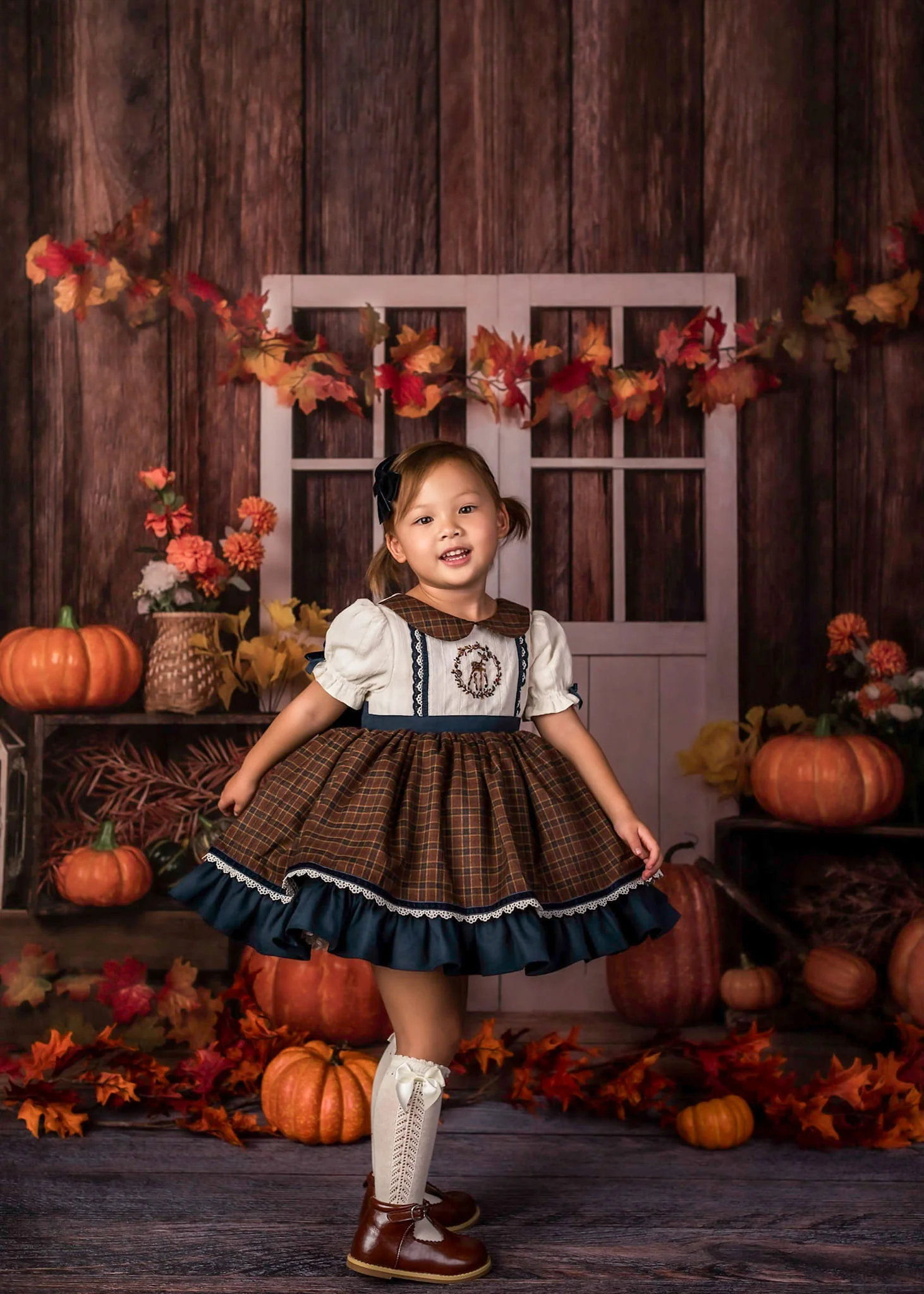Kate Autumn/Thanksgiving Pumpkins Backdrop Designed by Jia Chan Photography - Image 3