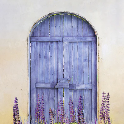 Kate Purple Wooden Door With Lavender Backdrop Designed by Jia Chan Photography - Image 5