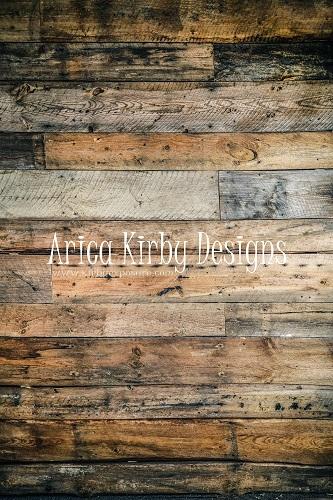 Kate Rustic Wood Dark Planks Backdrop designed by Arica Kirby - Image 2