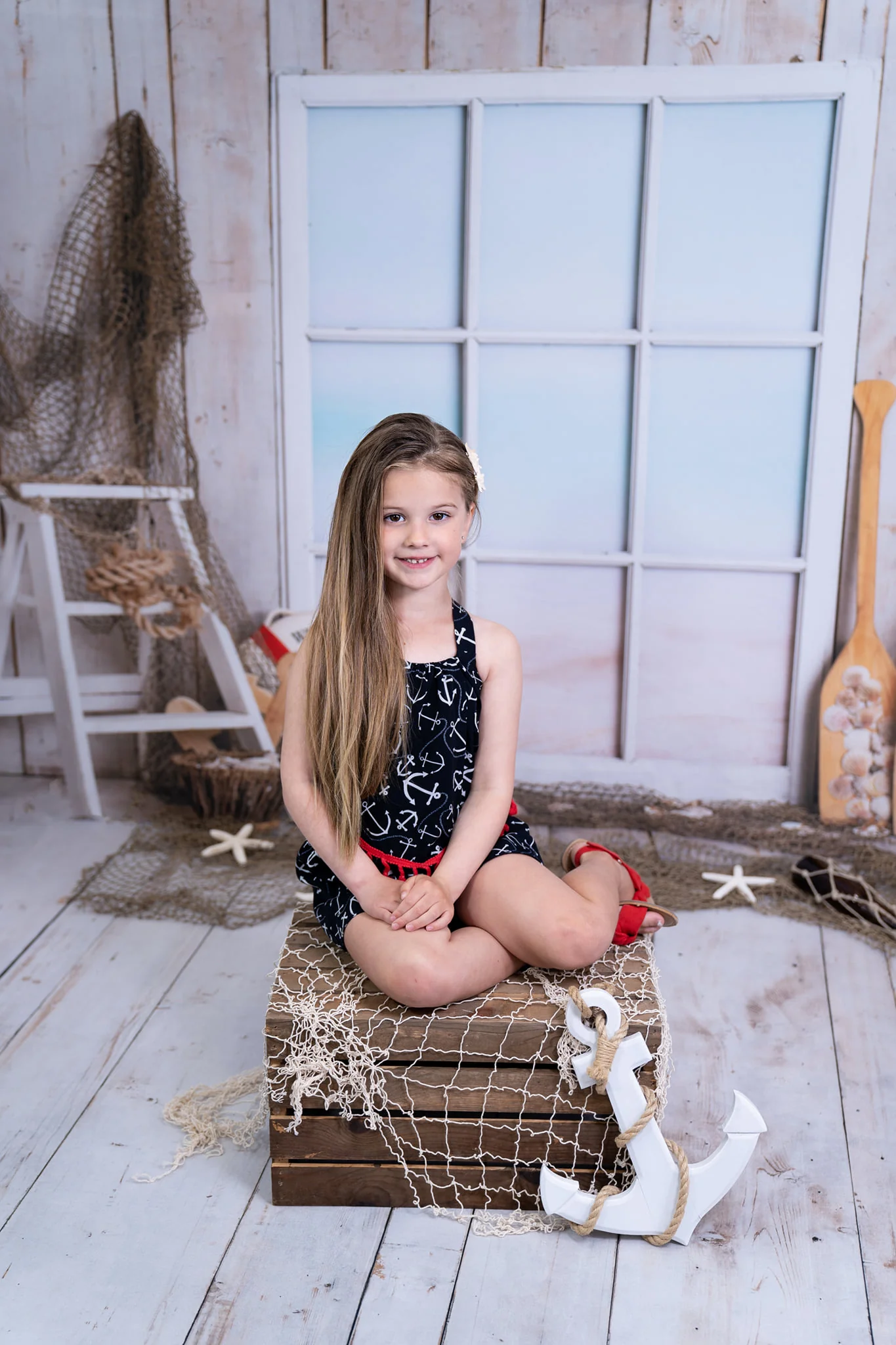 Kate Summer Sailor Boatman Window Backdrop Designed By Rose Abbas - Image 3