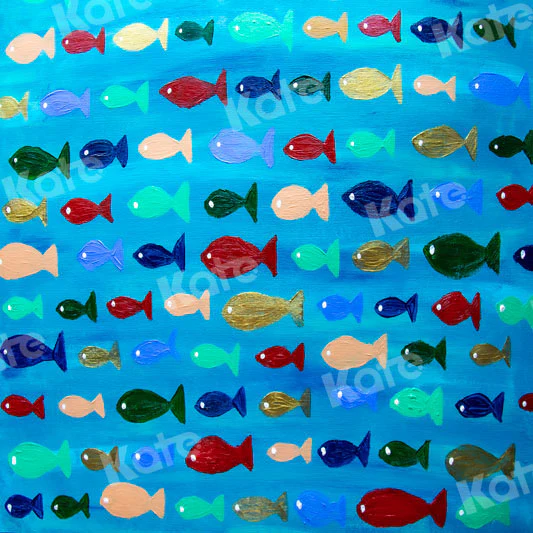 Kate Sea of fish Backdrop for Photography Designed By Leann West - Image 6