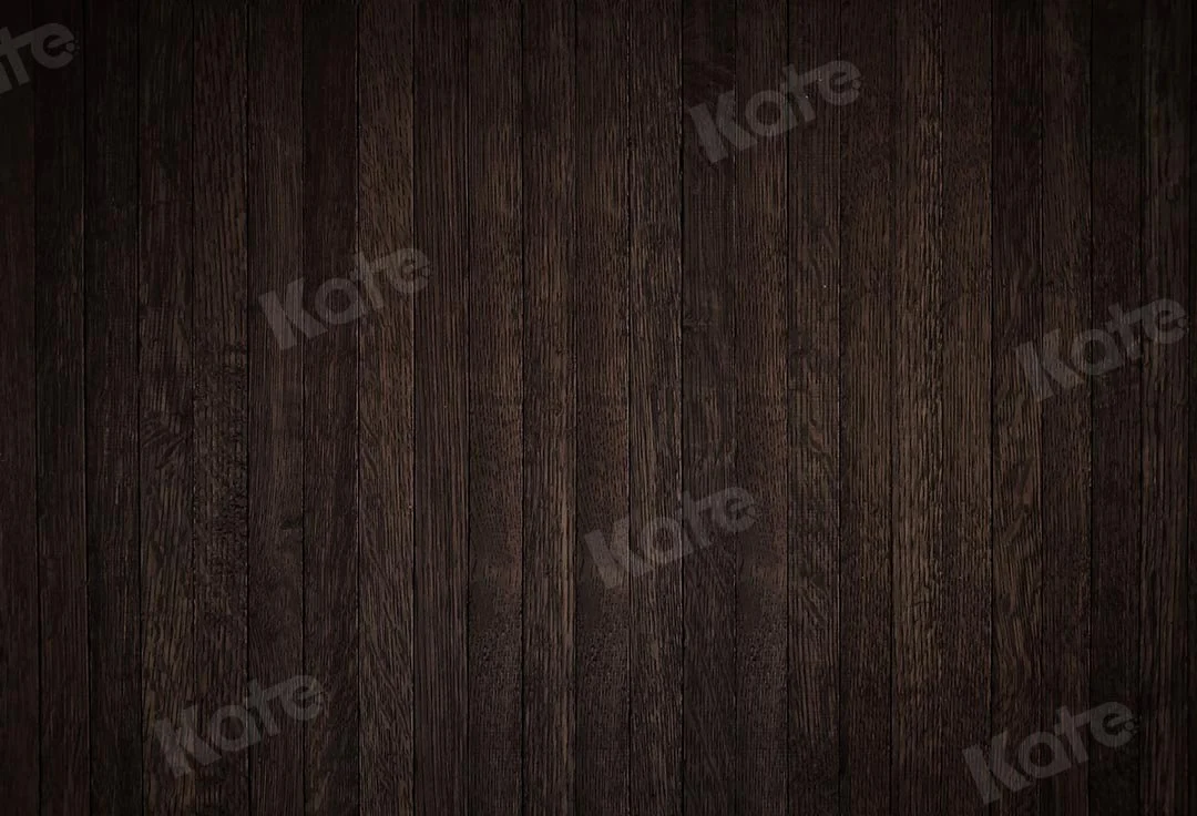 Kate Sepia Wood Brown Black Wooden Backdrop for photography - Image 3