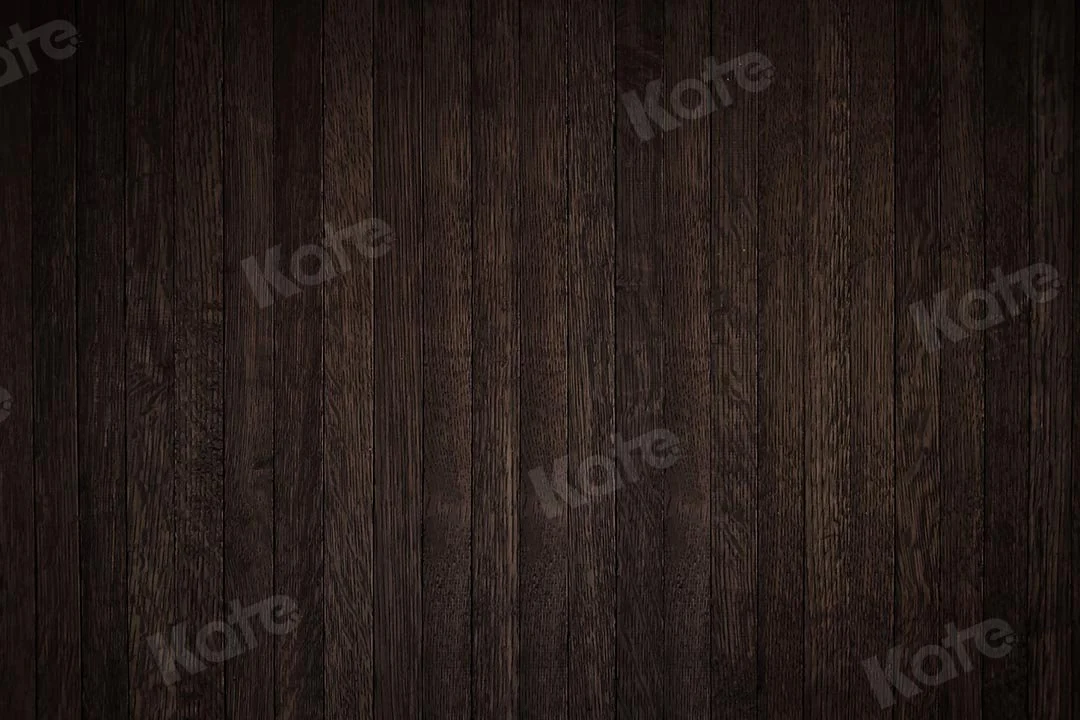 Kate Sepia Wood Brown Black Wooden Backdrop for photography - Image 4