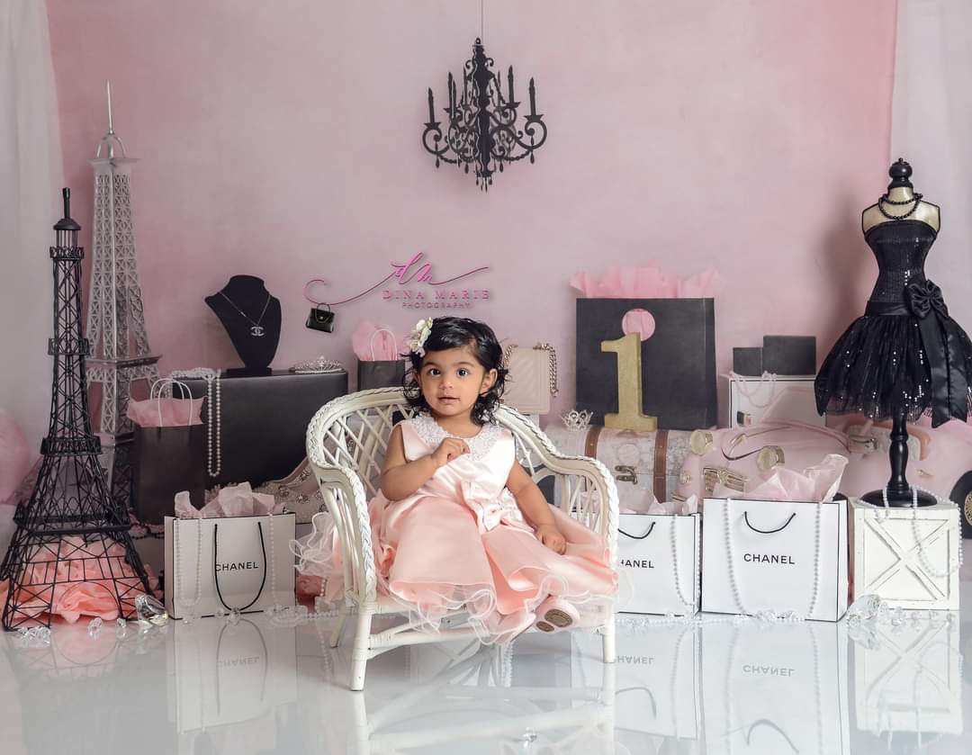 Kate Shopping Party Car Pink Backdrop Designed by Melissa King - Image 6