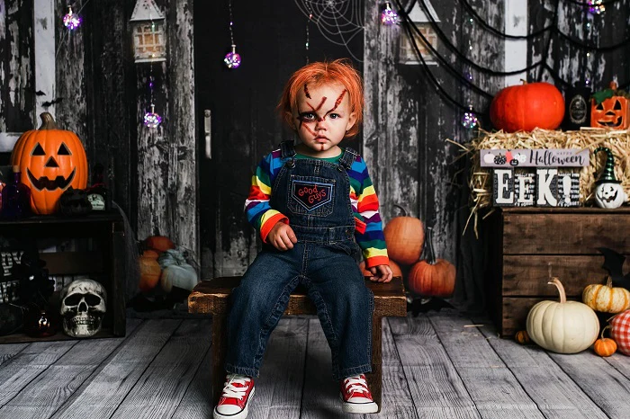 Kate Spooky Halloween Barn Backdrop Designed by Mandy Ringe Photography - Image 3