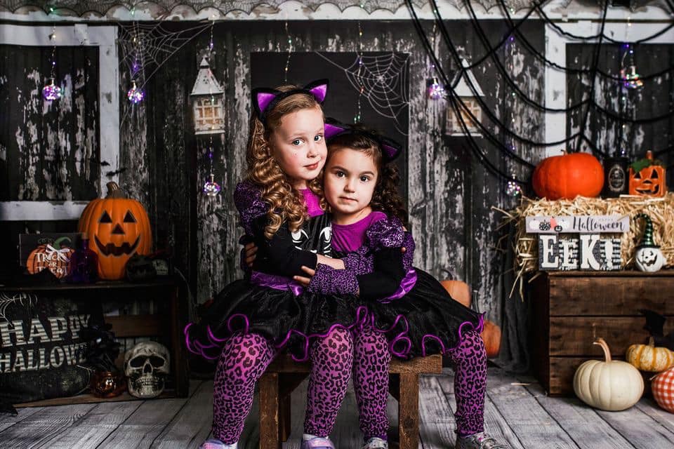 Kate Spooky Halloween Barn Backdrop Designed by Mandy Ringe Photography - Image 5