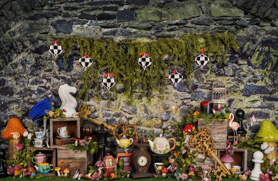 Kate Spring Alice Tea Fairy Tale Backdrop Designed by Arica Kirby - Image 4