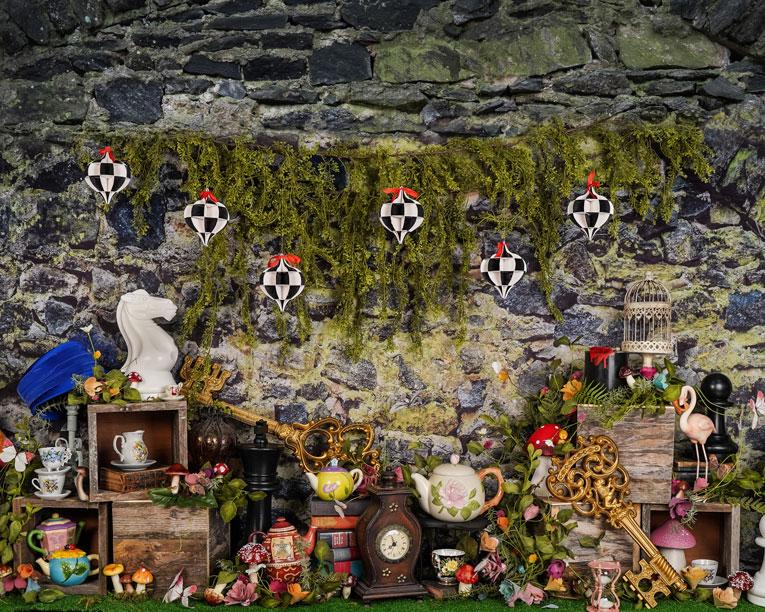Kate Spring Alice Tea Fairy Tale Backdrop Designed by Arica Kirby - Image 7
