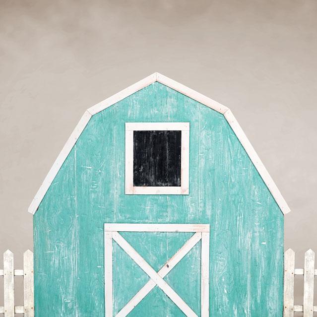 Kate Spring Blue Barn Backdrop Designed by Arica Kirby - Image 4