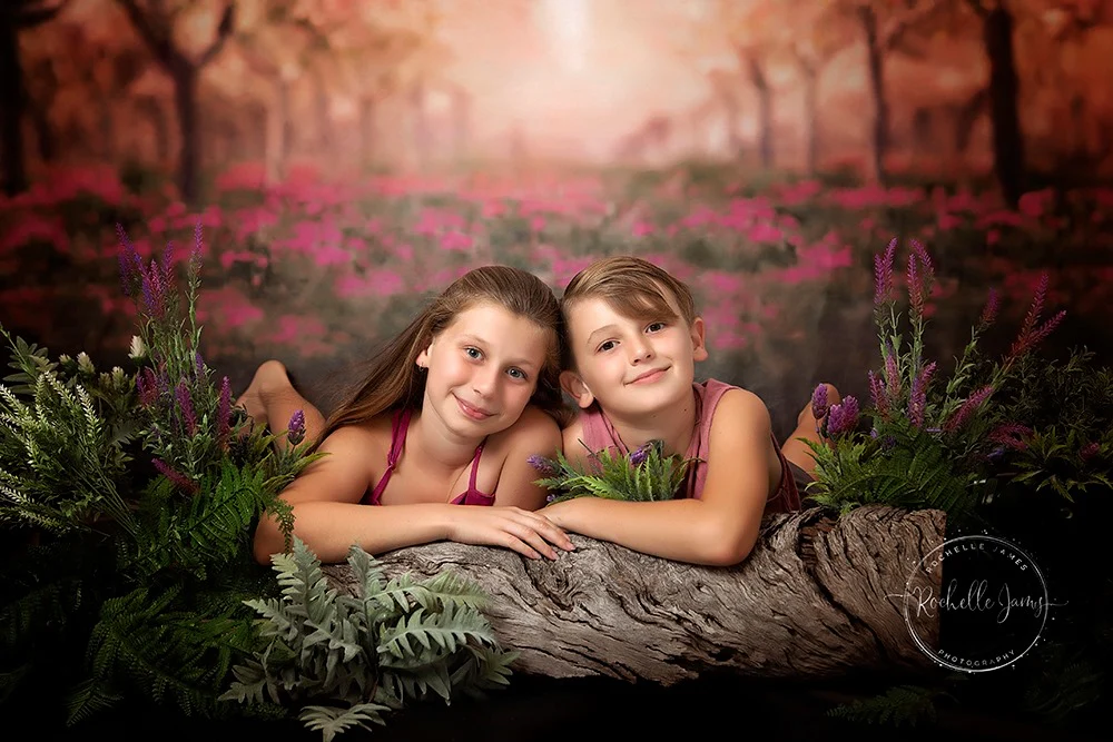 Kate Spring Cherry Blossoms Orchard Backdrop for Photography Designed by Lisa Granden - Image 3
