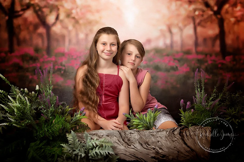 Kate Spring Cherry Blossoms Orchard Backdrop for Photography Designed by Lisa Granden - Image 4
