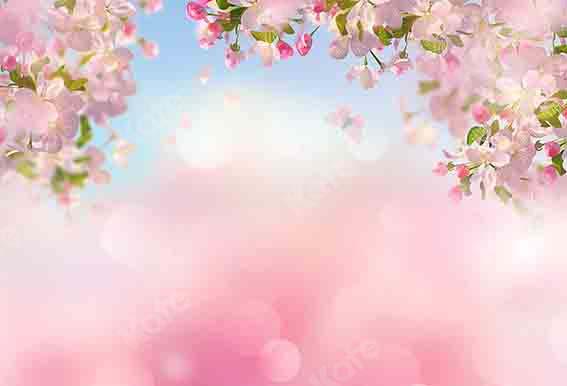 Kate Spring Cherry Peach Blossom Backdrop Designed by Chain Photography - Image 2