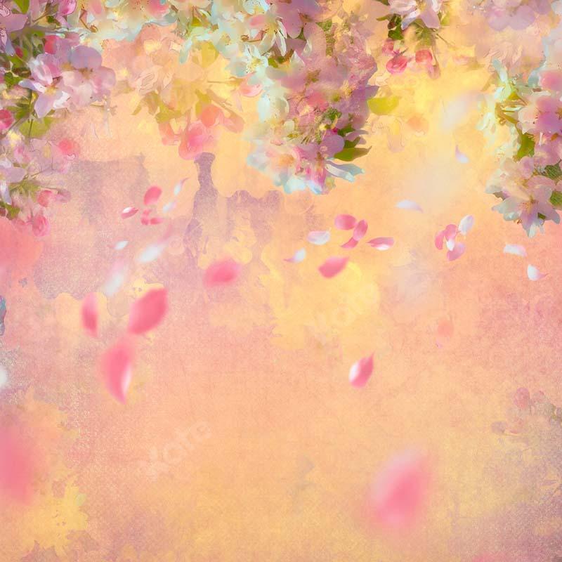 Kate Spring Fine Art Foggy Florals Backdrop Designed by Chain Photography - Image 5