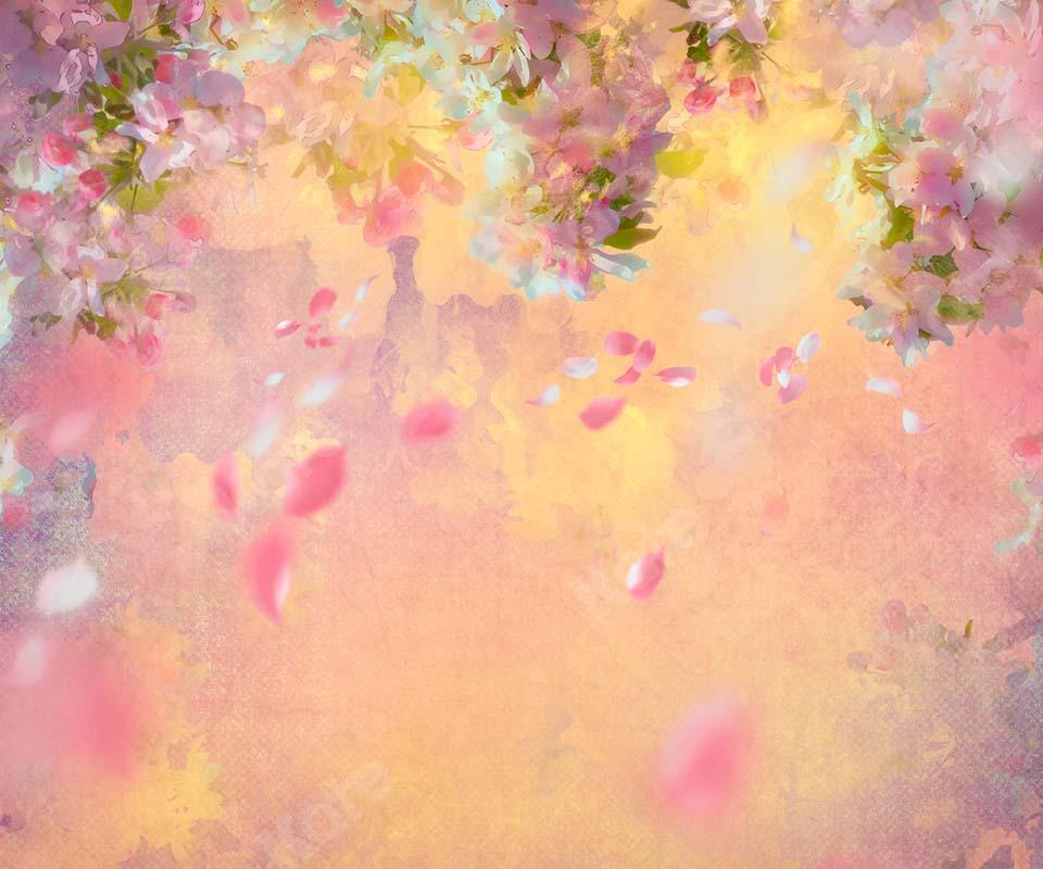 Kate Spring Fine Art Foggy Florals Backdrop Designed by Chain Photography - Image 6