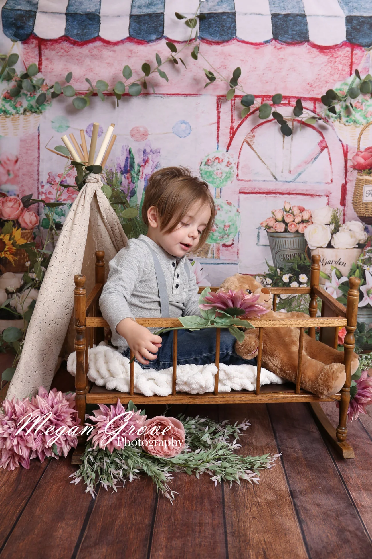 Kate Spring Flower Shop Flowers Tent Backdrop Designed by Emetselch - Image 8