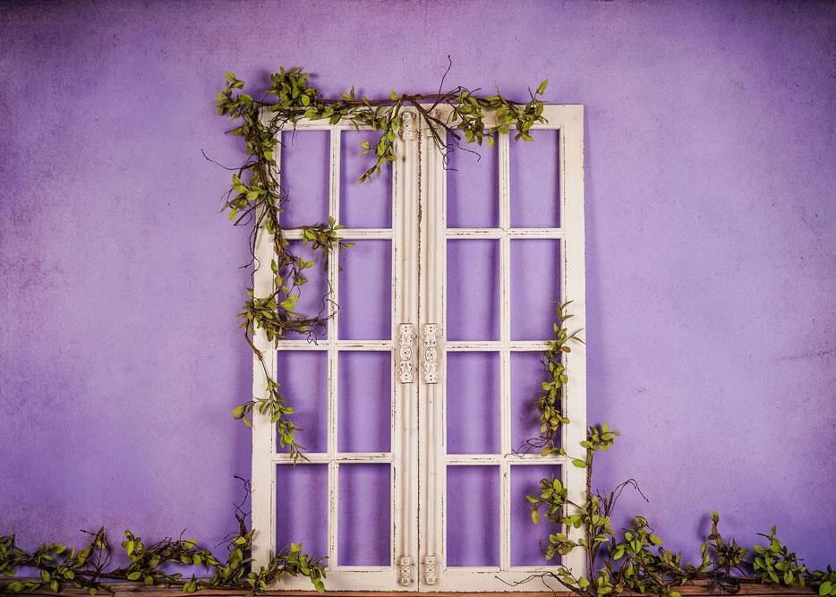 Kate Spring/mother's Day Purple Doors Backdrop Designed by Arica Kirby - Image 3