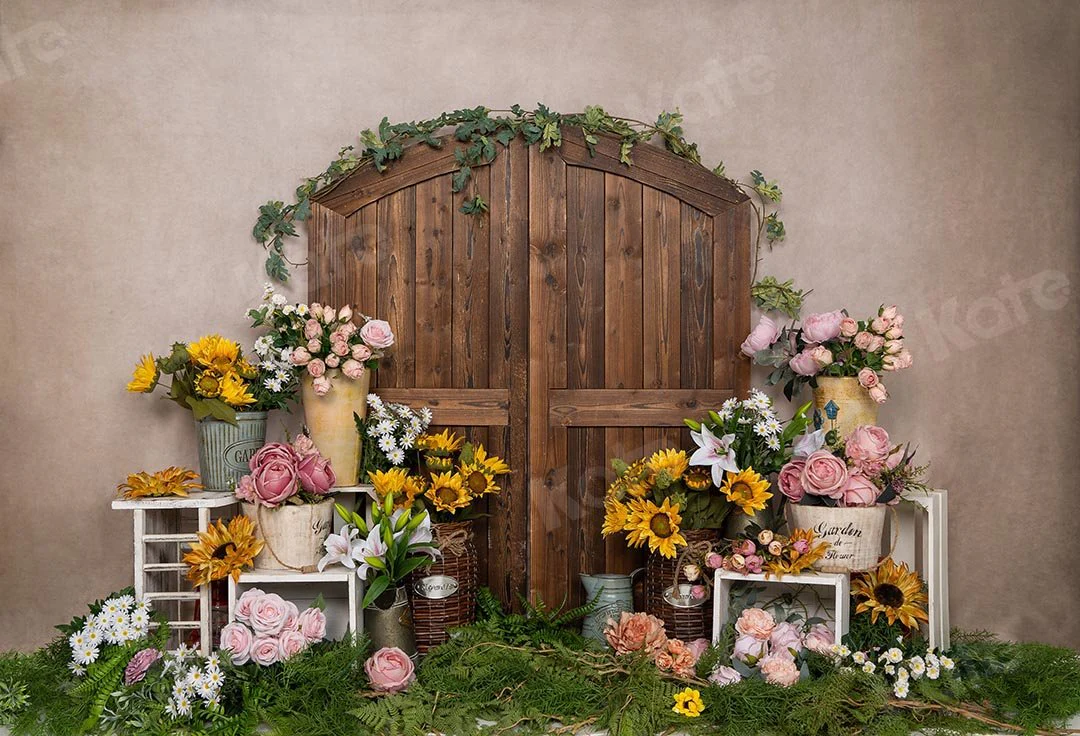Kate Spring/mother's Day Flower Shop Cake Smash Backdrop Designed by Emetselch - Image 2
