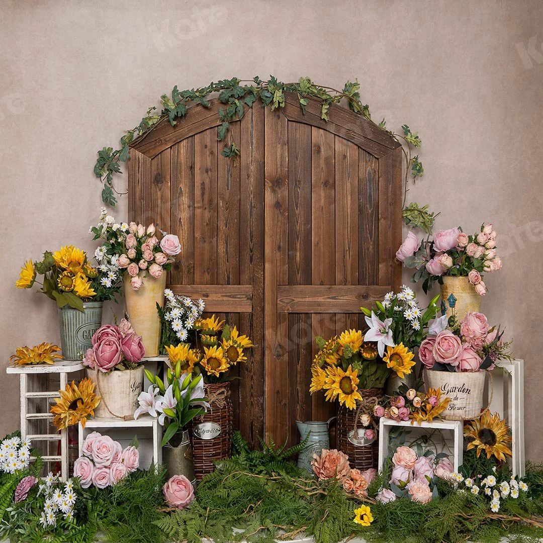 Kate Spring/mother's Day Flower Shop Cake Smash Backdrop Designed by Emetselch - Image 3