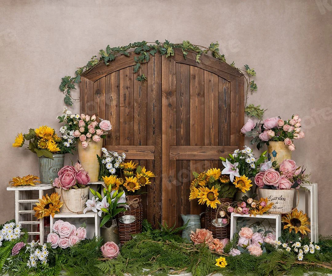 Kate Spring/mother's Day Flower Shop Cake Smash Backdrop Designed by Emetselch - Image 4