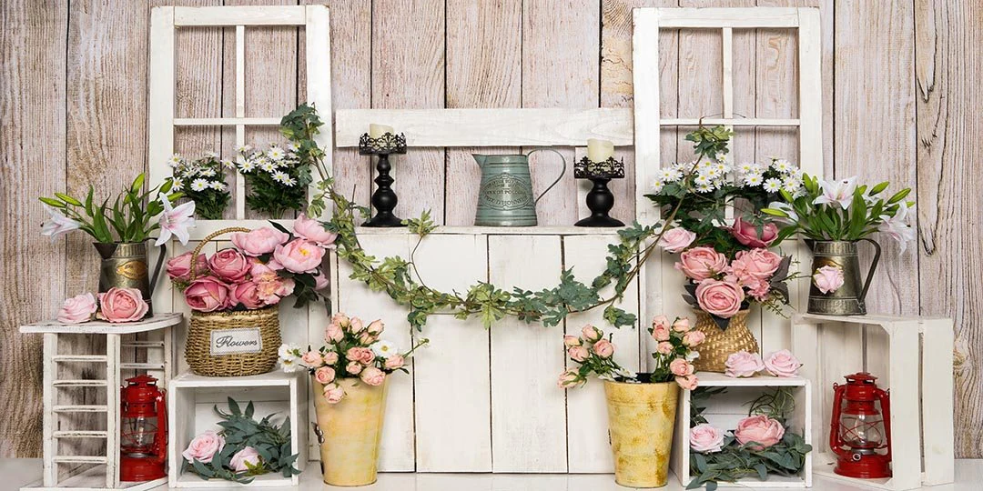 Kate Spring/mother's Day Flower Stand Cake Smash Backdrop Designed by Emetselch - Image 2