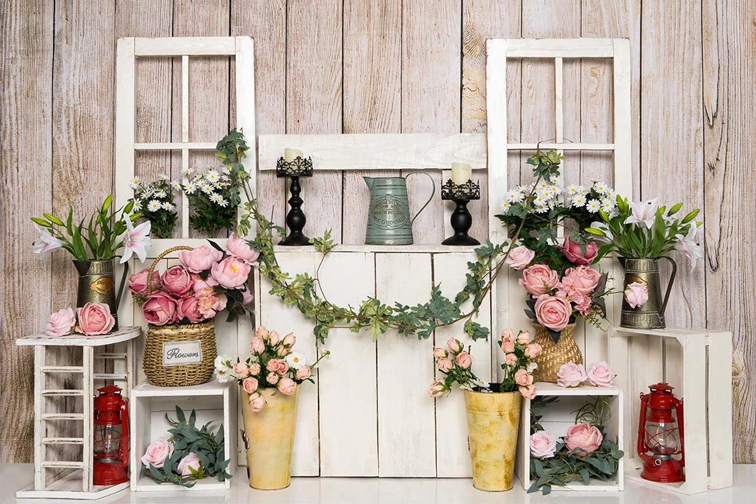 Kate Spring/mother's Day Flower Stand Cake Smash Backdrop Designed by Emetselch - Image 4