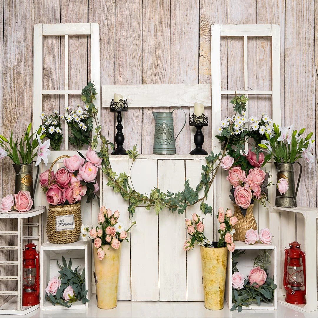 Kate Spring/mother's Day Flower Stand Cake Smash Backdrop Designed by Emetselch - Image 5