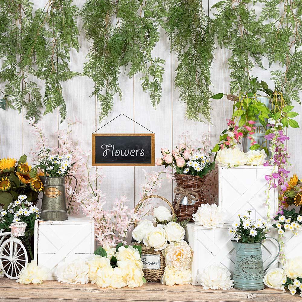 Kate Spring/mother's Day Flowers Shop Vine Backdrop Designed by Emetselch - Image 5