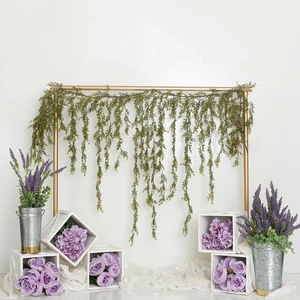 Kate Spring/Mother's Day Purple Floral Cube Backdrop Designed by Lisa B - Image 4