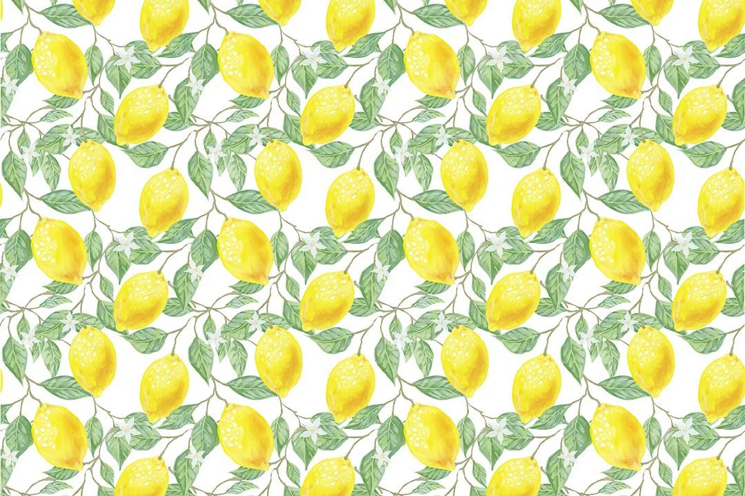 Kate Spring/Summer Yellow Fresh Lemons Backdrop Designed by Chain Photography - Image 2