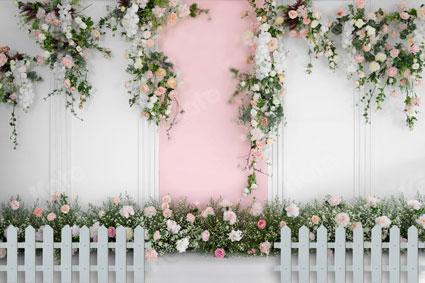 Kate Spring/wedding Roses Vine Wall Backdrop for Photography - Image 3