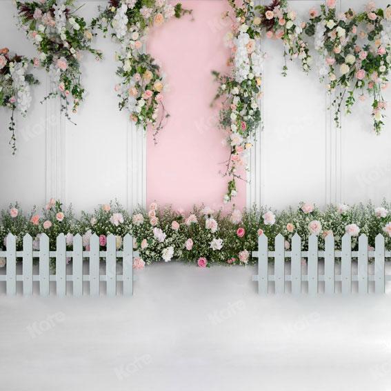 Kate Spring/wedding Roses Vine Wall Backdrop for Photography - Image 4