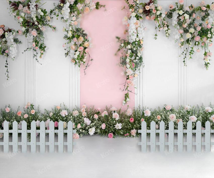 Kate Spring/wedding Roses Vine Wall Backdrop for Photography - Image 5