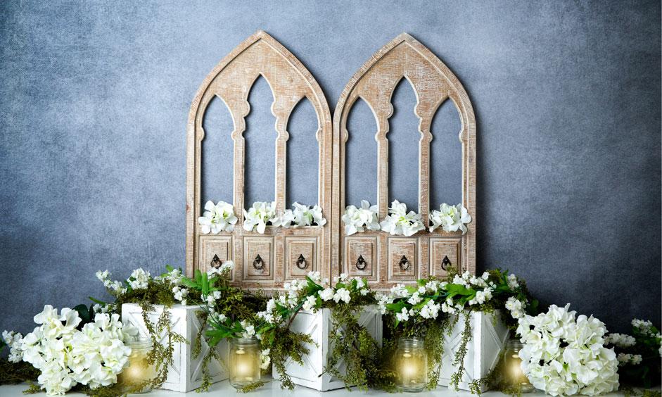 Kate Spring White Flowers Door Blue Backdrop Designed By Megan Leigh Photography - Image 5