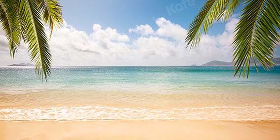 Kate Summer Beach Blue Sky Backdrop Designed by Chain Photography - Image 2
