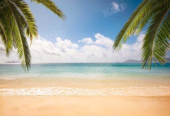 Kate Summer Beach Blue Sky Backdrop Designed by Chain Photography - Image 3