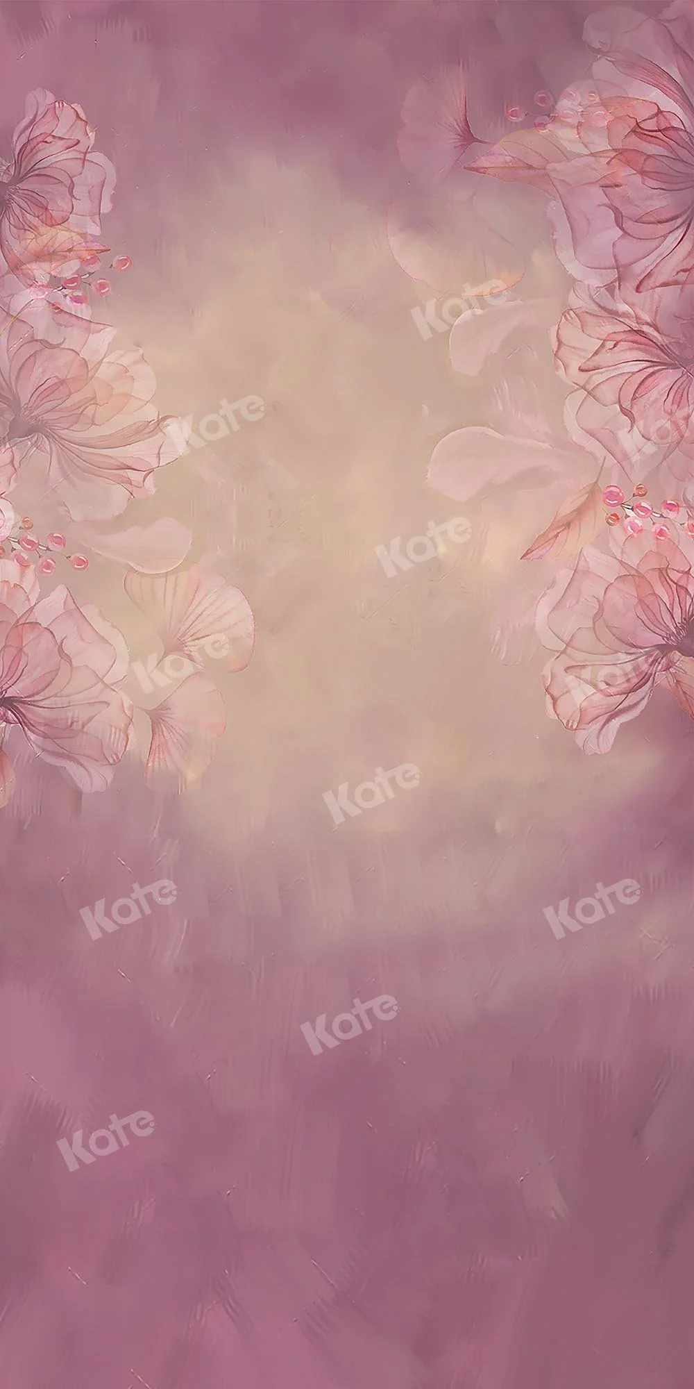 Kate Sweep Fine Art Flower Blurry Pink Backdrop Designed by GQ - Image 2