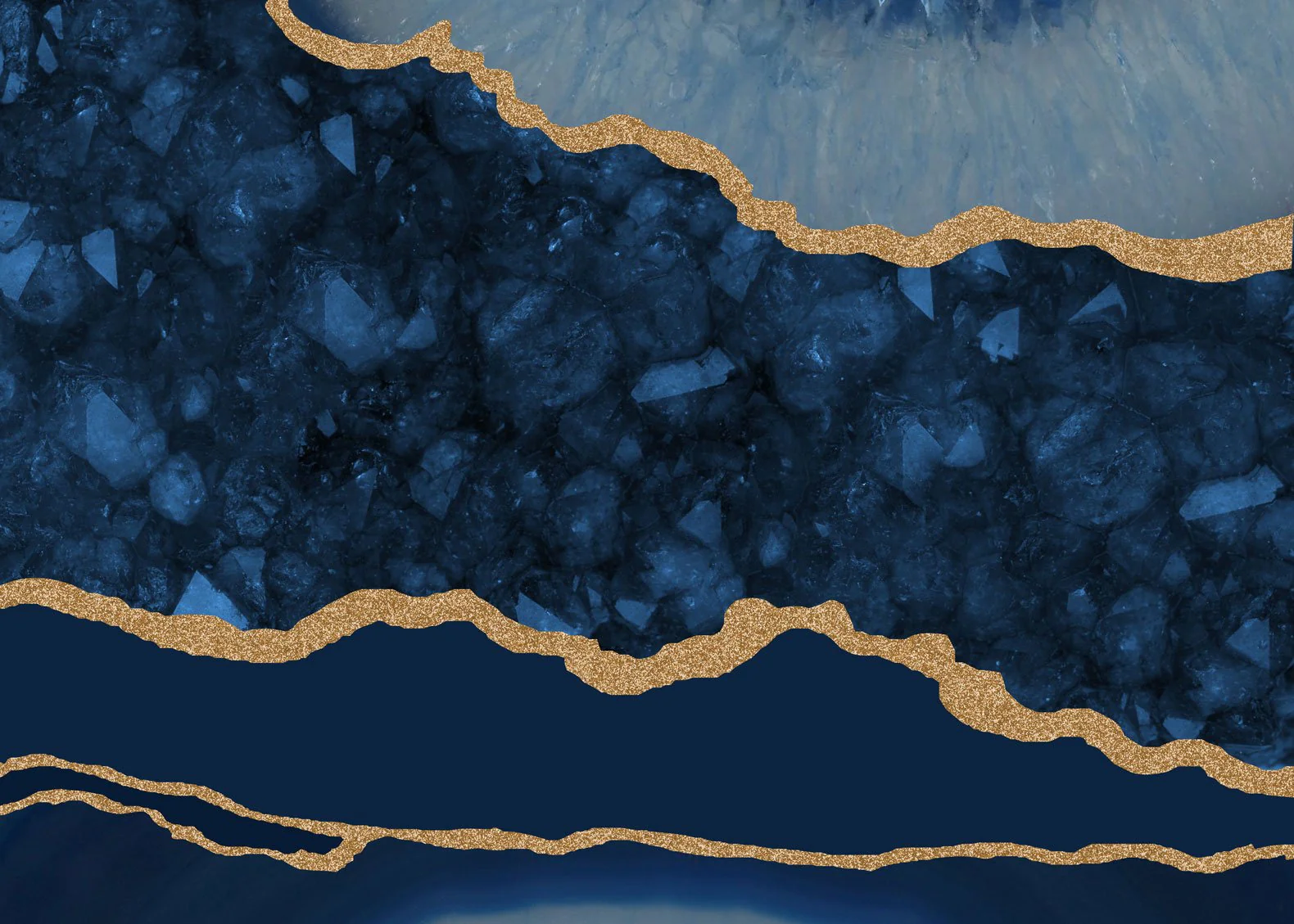 Kate Tapestry Blue Geode Backdrop Designed by Mini MakeBelieve - Image 3