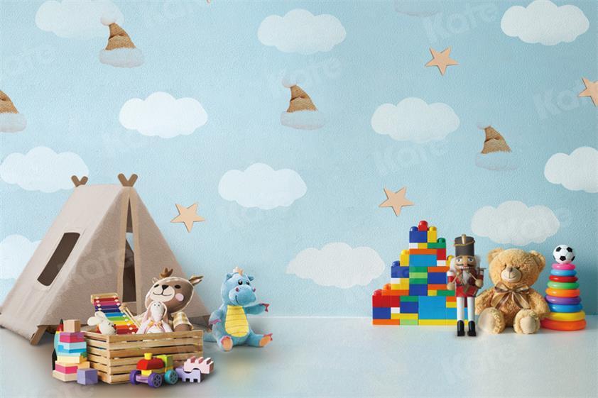 Kate Tent Children's Toy Room Backdrop for Photography - Image 3