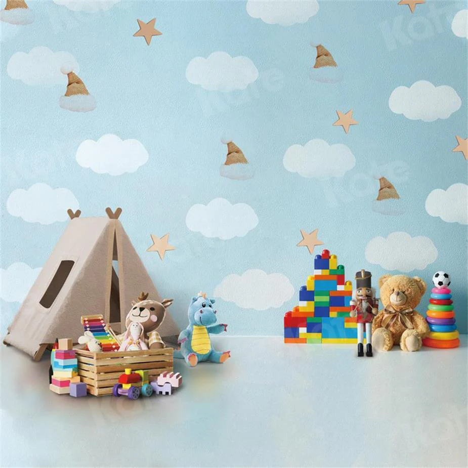 Kate Tent Children's Toy Room Backdrop for Photography - Image 4