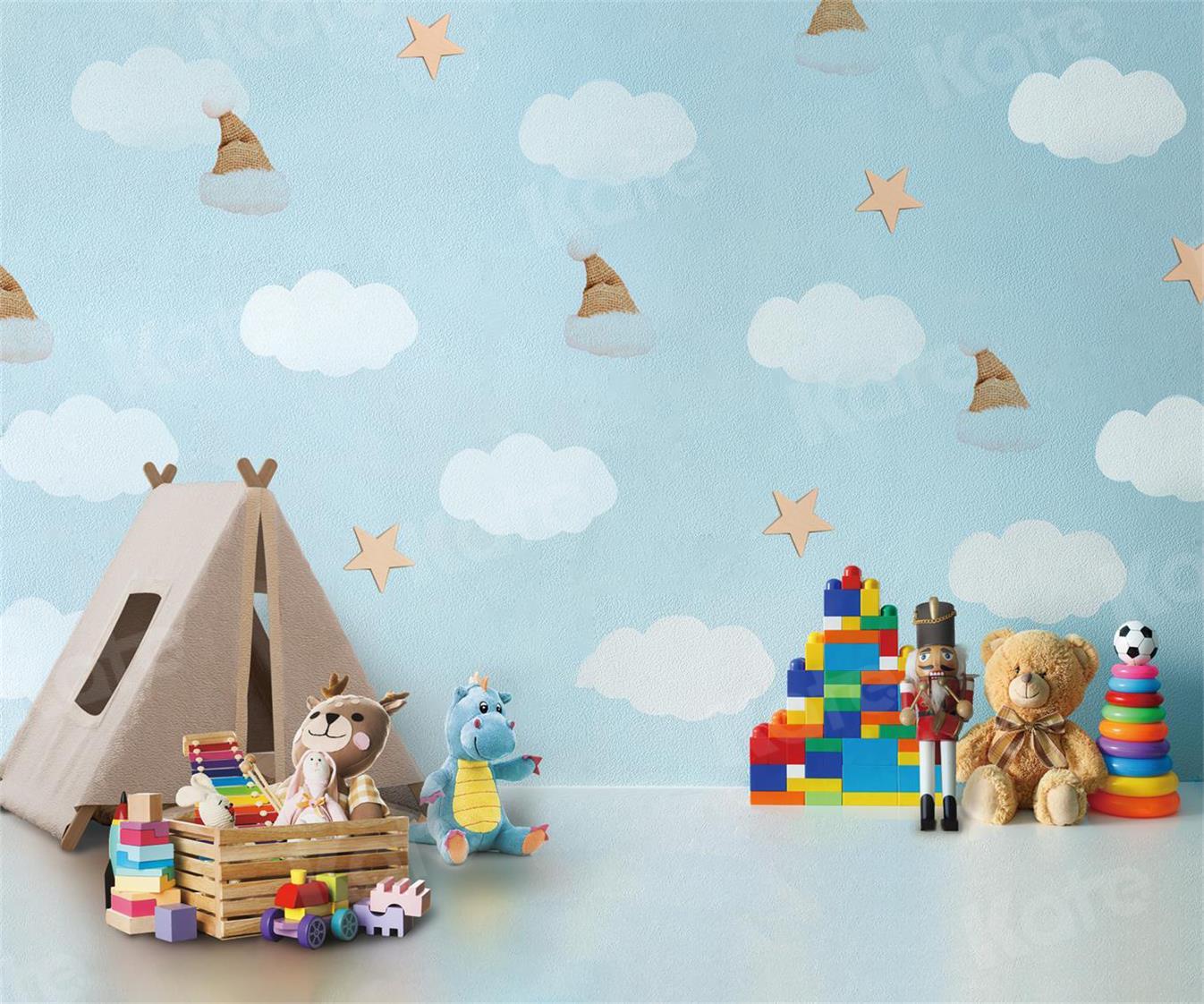 Kate Tent Children's Toy Room Backdrop for Photography - Image 5