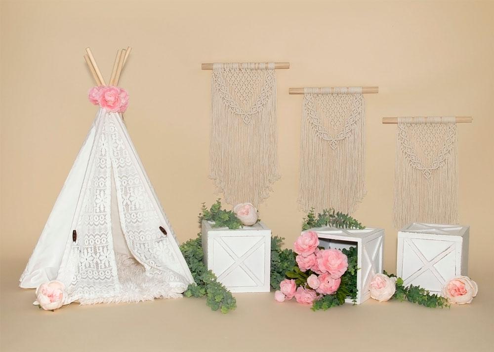Kate Mother's Day Tent Boho Backdrop Designed by Valerie Miranda - Image 3
