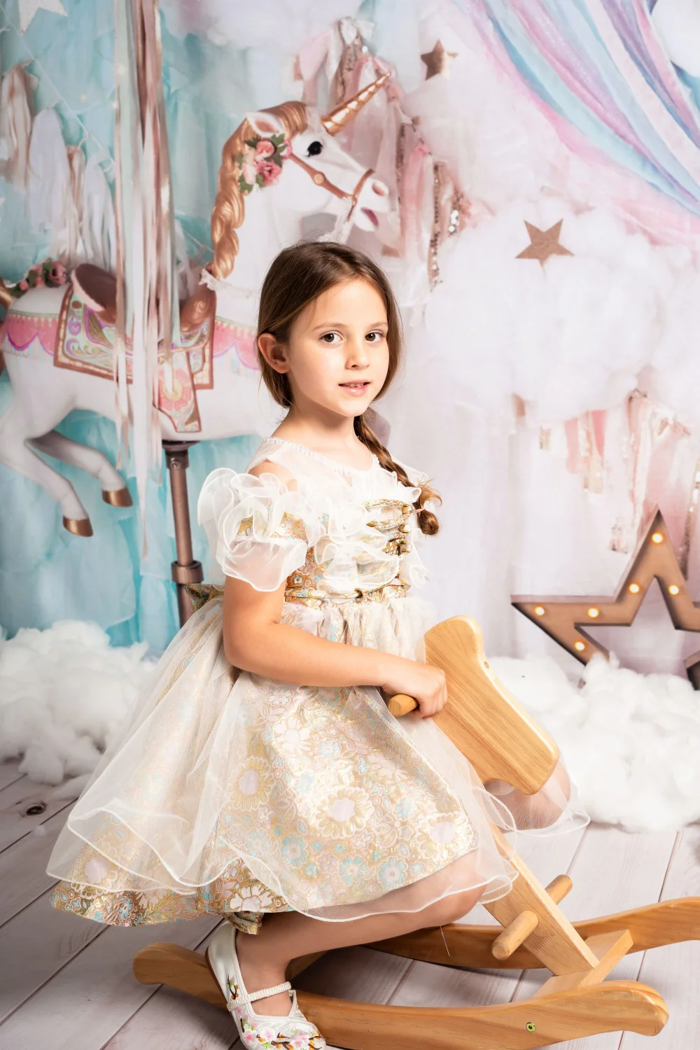 Kate Unicorn Carousel Dreams Backdrop Designed by Mandy Ringe Photography - Image 12