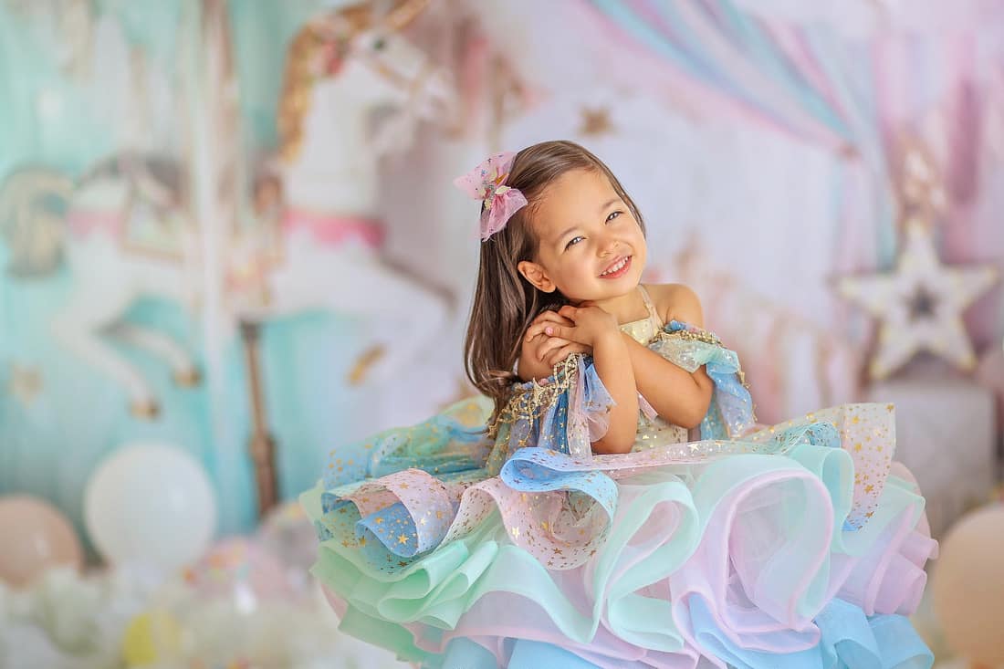 Kate Unicorn Carousel Dreams Backdrop Designed by Mandy Ringe Photography - Image 13