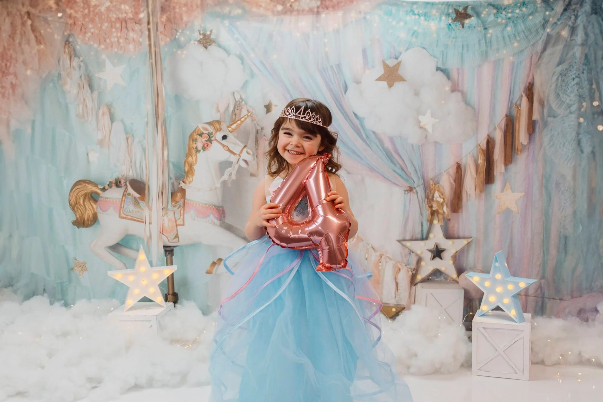 Kate Unicorn Carousel Dreams Backdrop Designed by Mandy Ringe Photography - Image 5