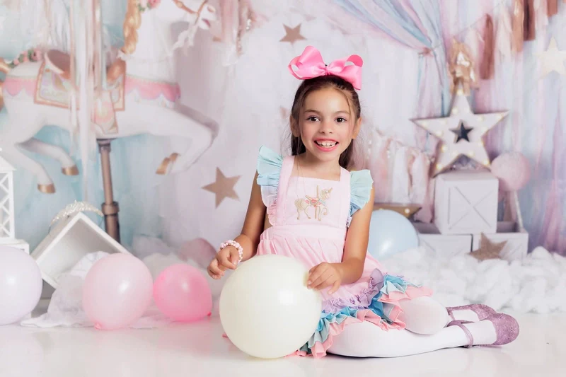 Kate Unicorn Carousel Dreams Backdrop Designed by Mandy Ringe Photography - Image 6
