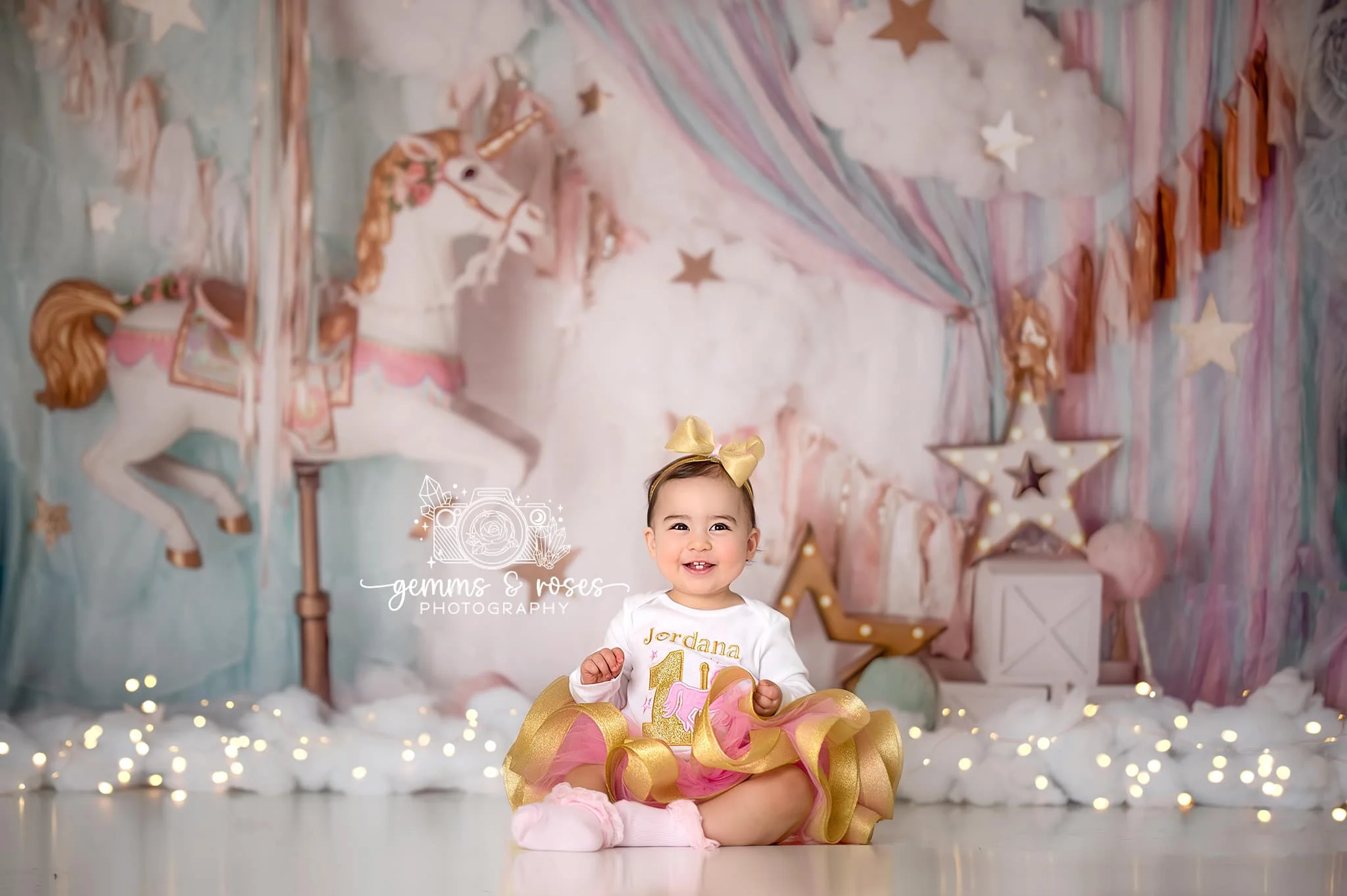 Kate Unicorn Carousel Dreams Backdrop Designed by Mandy Ringe Photography - Image 7