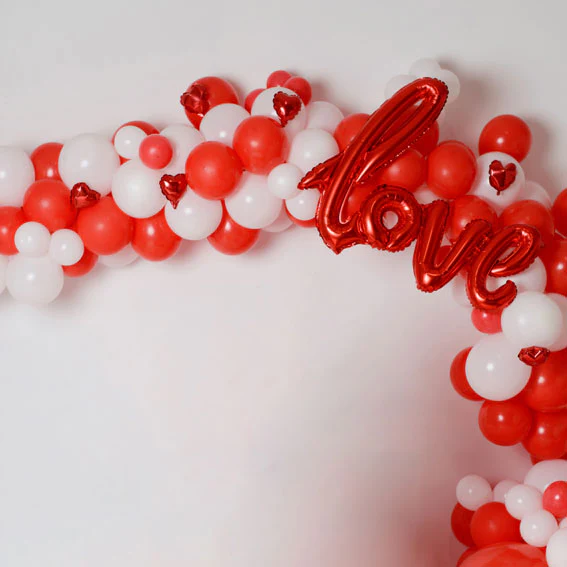 Kate Valentine's Day Balloon Arch Backdrop for Photography - Image 6
