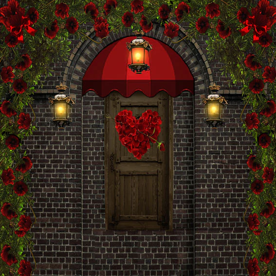 Kate Valentine's Day  Front Door Backdrop Designed by Rosabell Photography - Image 2