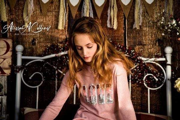 Kate Valentine's Day Headboard Backdrop Designed by AAE Photography - Image 3