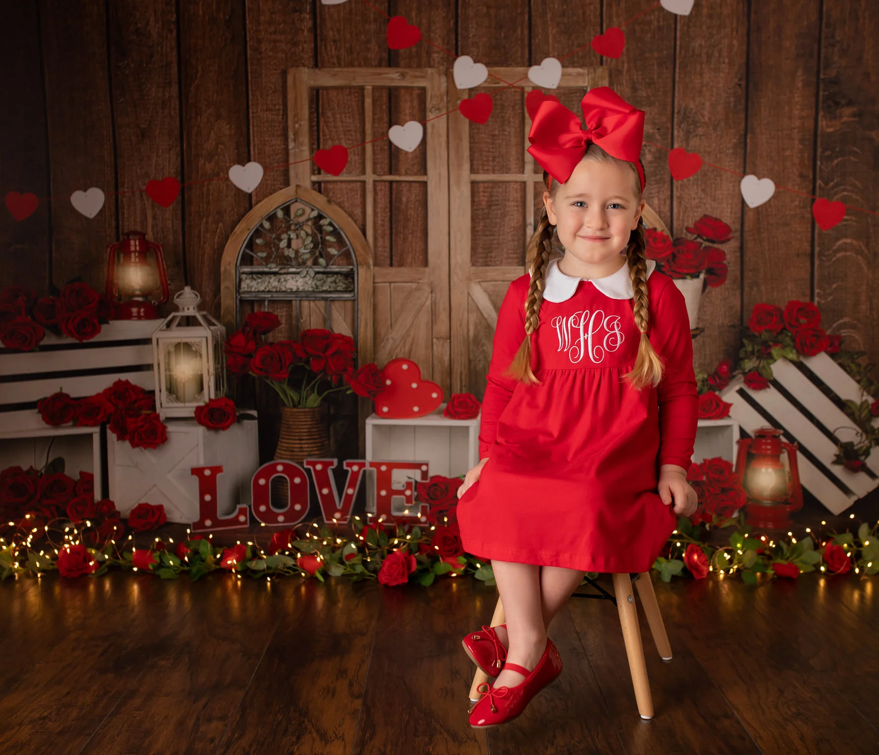 Kate Valentine's Day Love Roses Backdrop Designed by Emetselch - Image 4